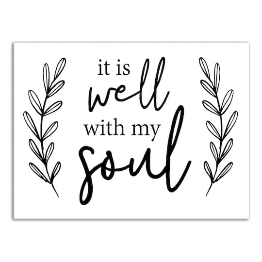 It Is Well With My Soul Canvas Art